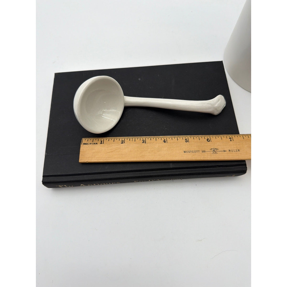Vintage Lot of Ironstone Soup Tureen Replacement Lid and Serving Ladle