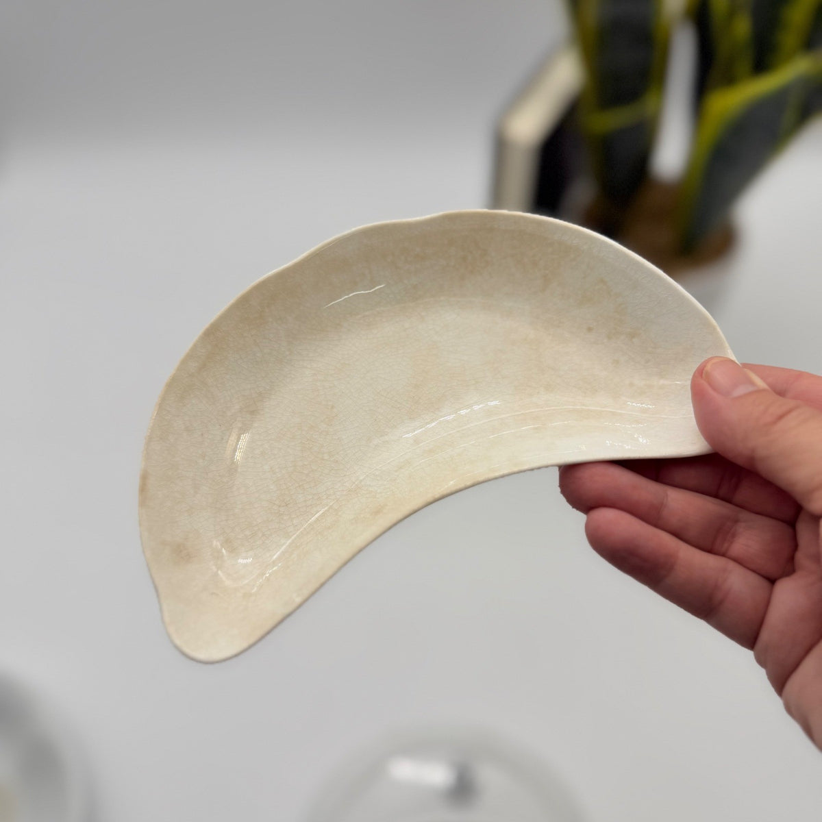 Vintage Bone Dishes Grindley Laughlin Shaw Ironstone Set of 3 Stained and Crazed