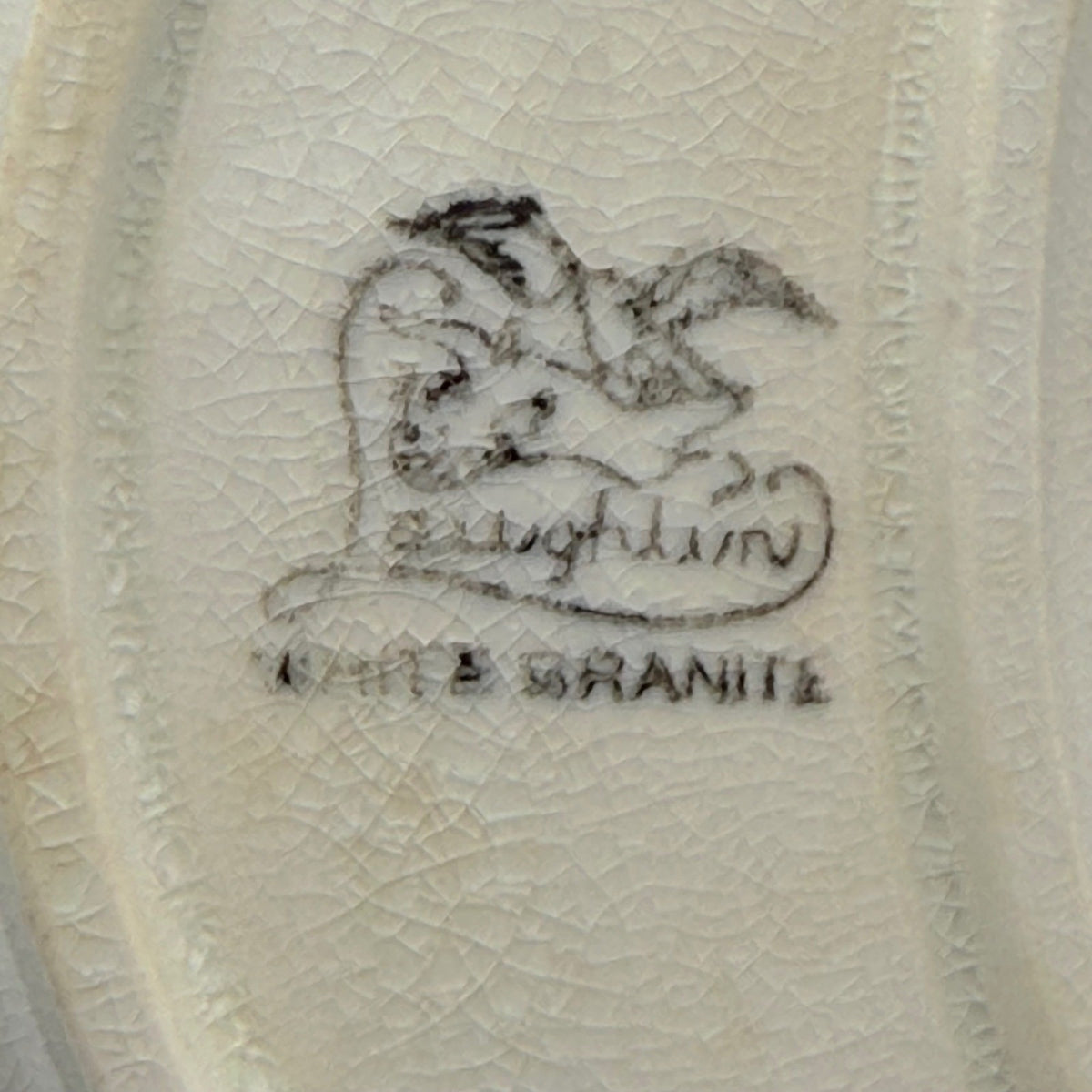 Vintage Bone Dishes Grindley Laughlin Shaw Ironstone Set of 3 Stained and Crazed